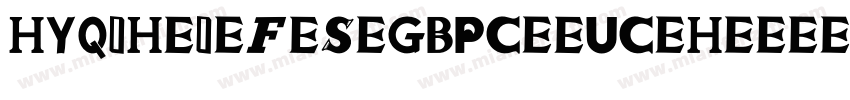 HYQiHei FES-GBpC-EUC-H字体转换